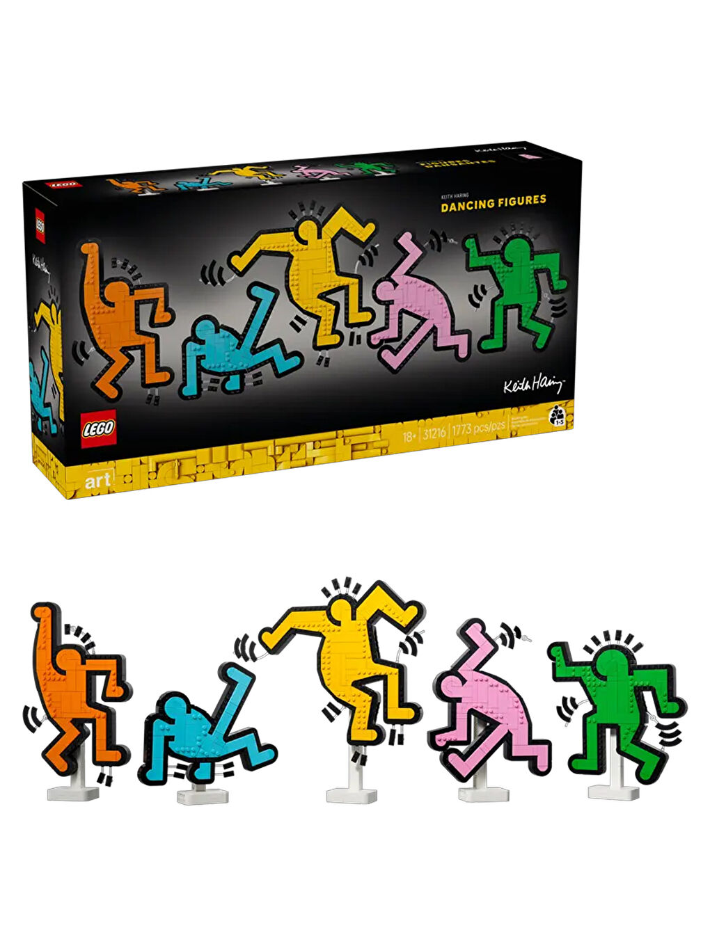Art Keith Haring Dans Eden Figürler 31216