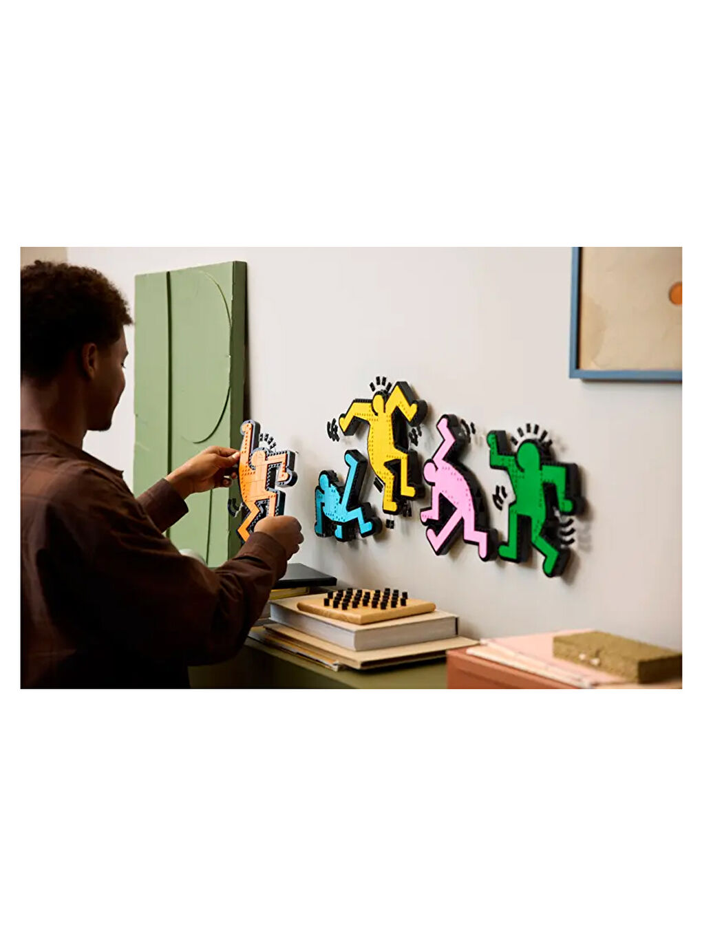 Art Keith Haring Dans Eden Figürler 31216-3