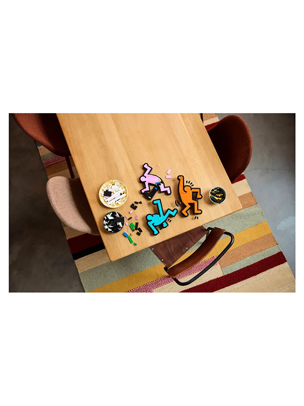 Art Keith Haring Dans Eden Figürler 31216-6