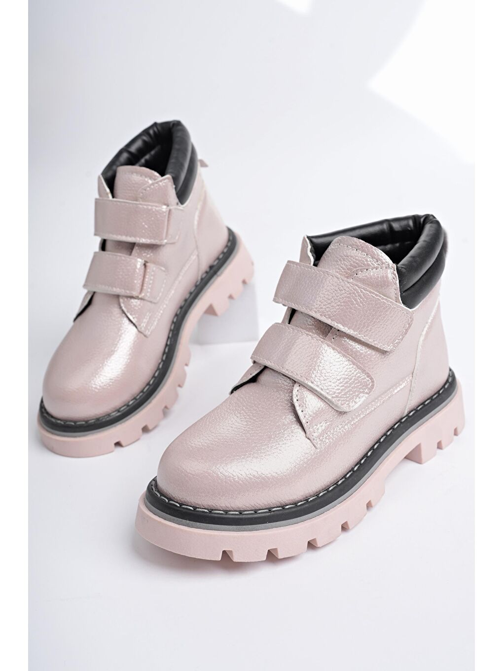 Pembe GADGET Çocuk Unisex Rahat Kalıp Soğuğa Dayanıklı Cırtlı Bot-1