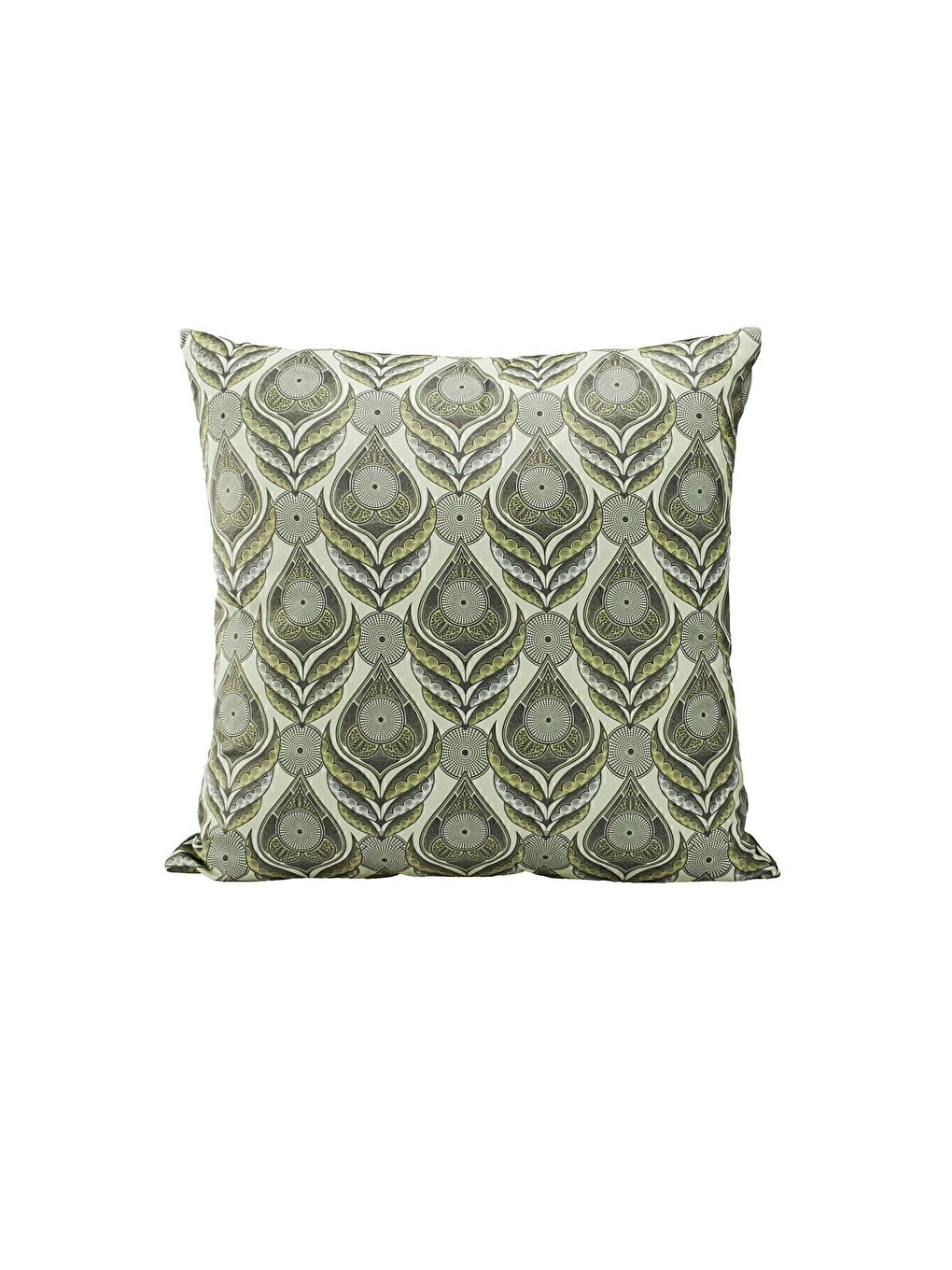 Lüks Kadife 43x43 Cm Kırlent Kılıfı Dekoratif Yumuşak Salon Koltuk Avangart Yeşil-2