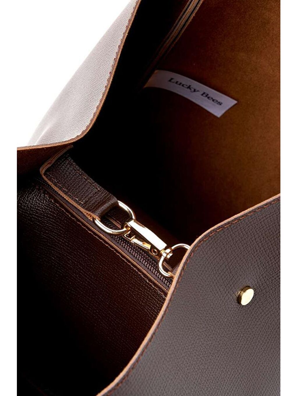 Kahverengi Loretta Kadın Omuz Çantası-5