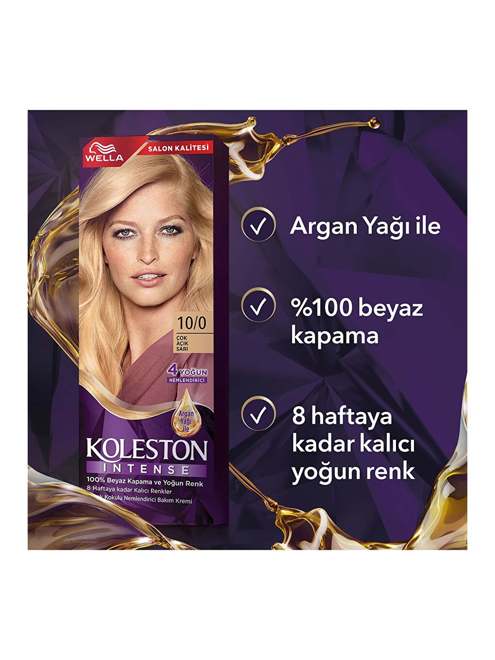 Wella Renksiz Koleston Intense Saç Boyası 10/0 Çok Açık Sarı - 5