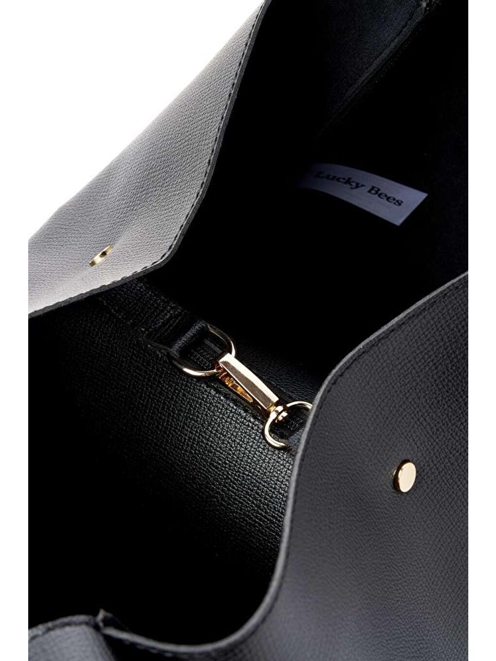 Siyah Loretta Kadın Omuz Çantası-5