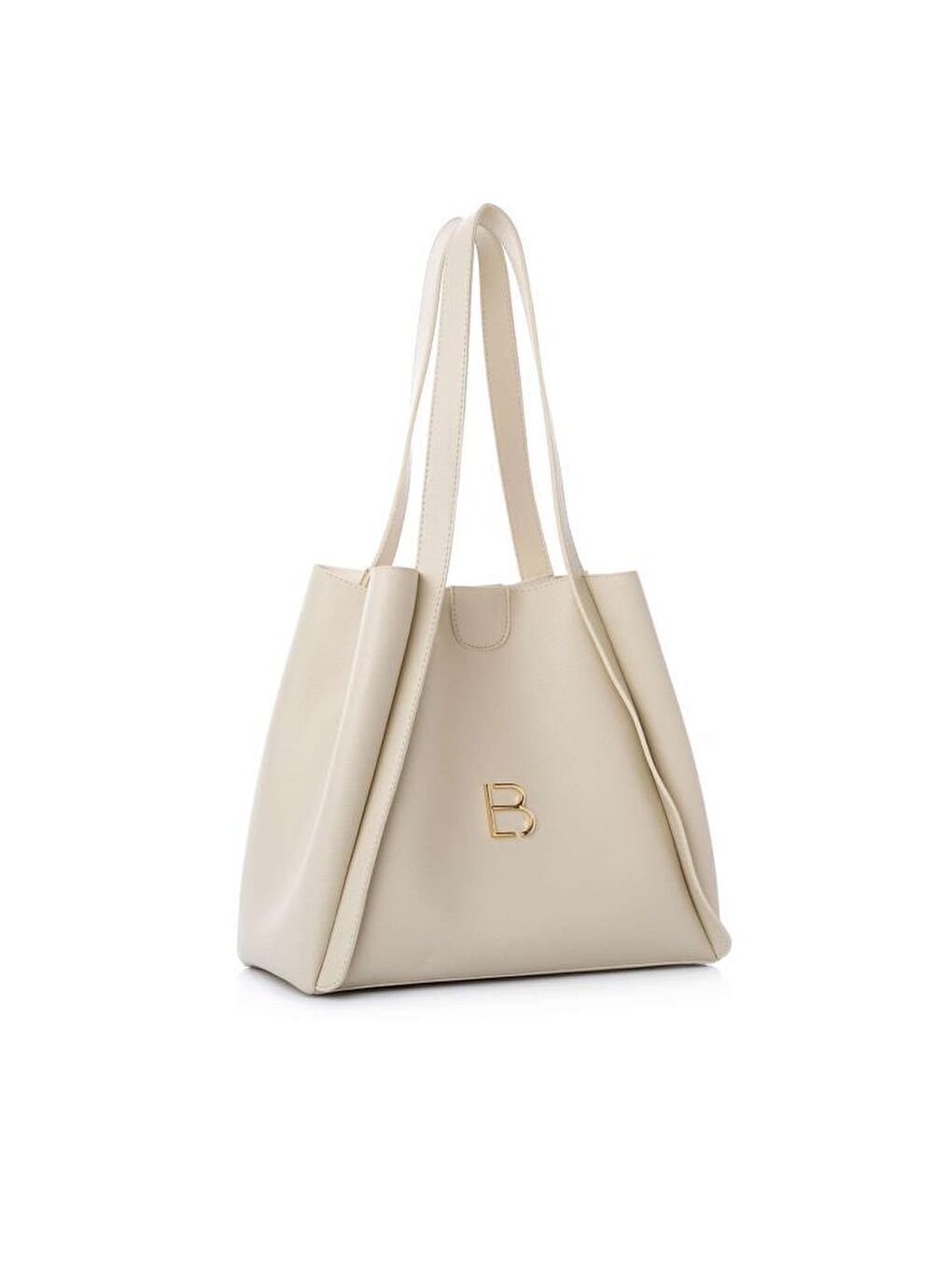 Ekru Loretta Kadın Omuz Çantası-1