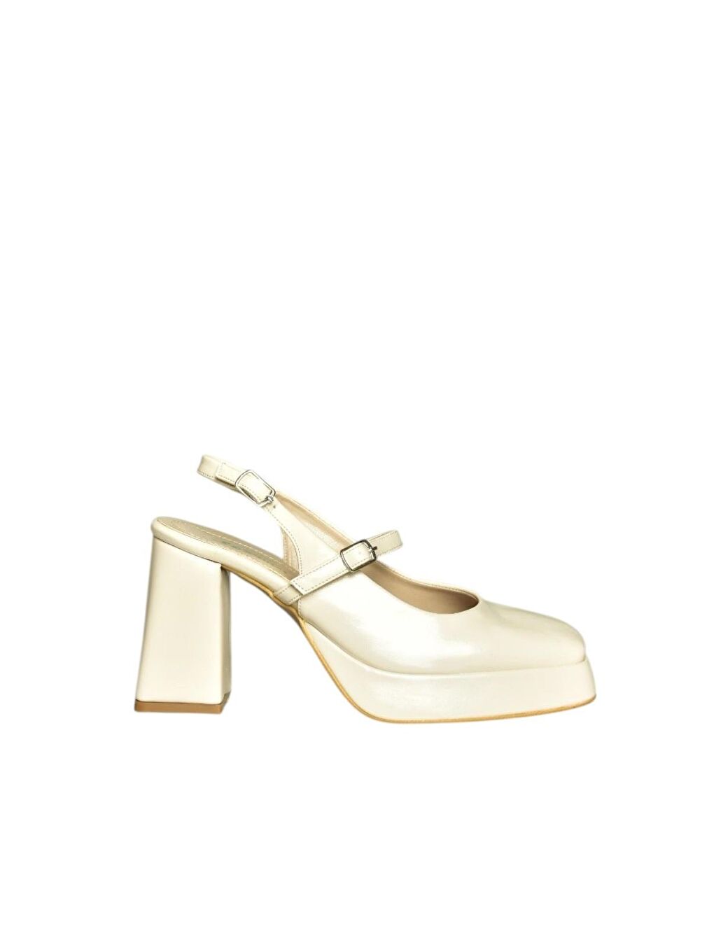 Bej Kadın Topuklu Ayakkabı S2820309-5