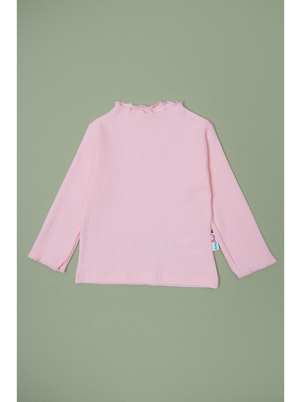 Pembe %100 Pamuk Papatya Nakışlı Kız Çocuk 2 Lİ Salopet Takım-1