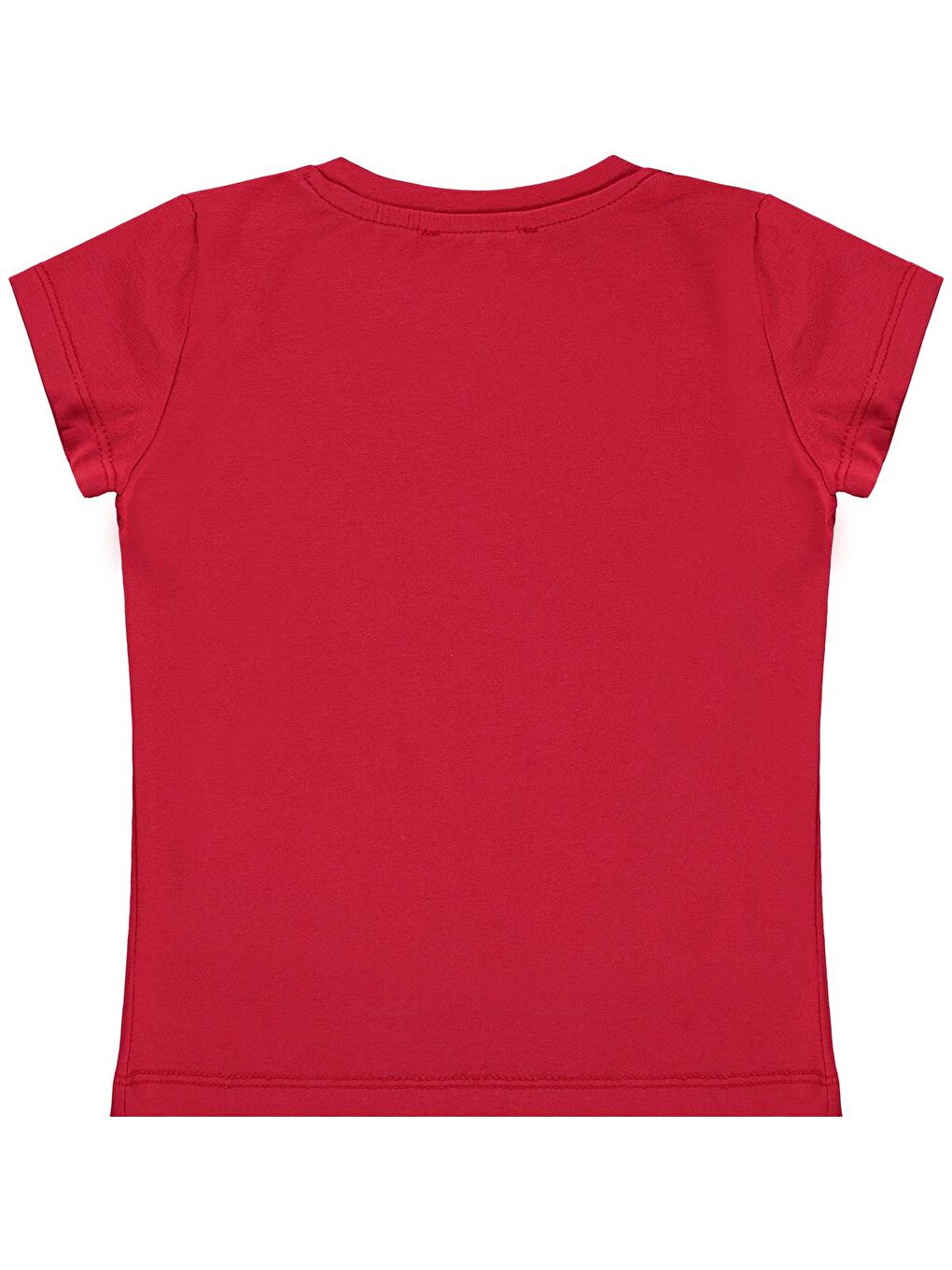 Girls Baskılı 2-5 Yaş Tişört - Kırmızı-1