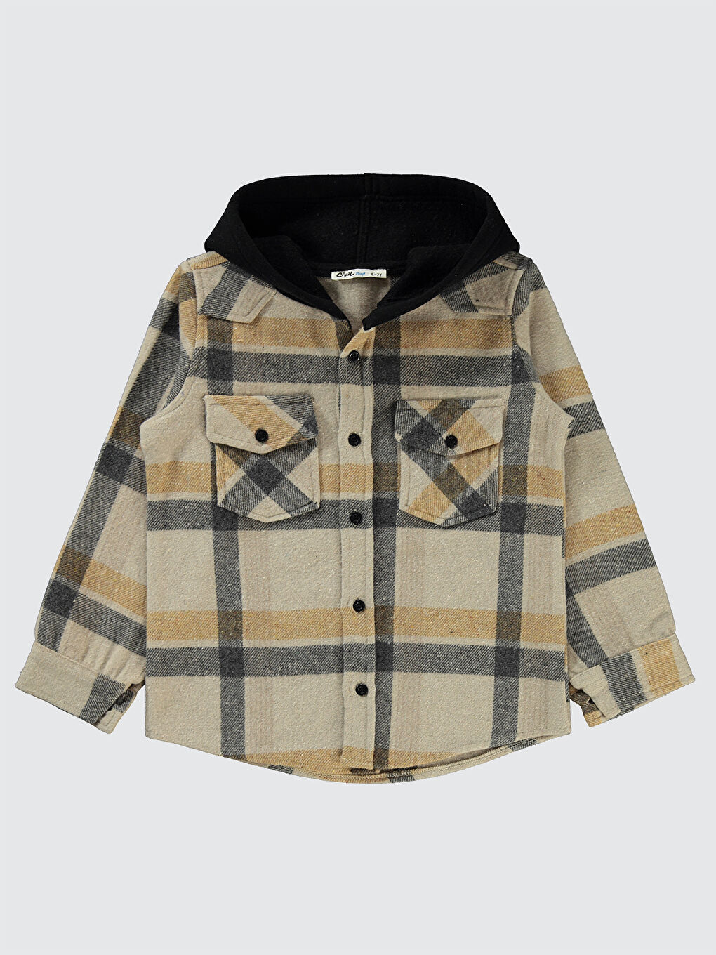 Kahverengi Boys Erkek Çocuk Gömlek 10-13 Yaş Hardal