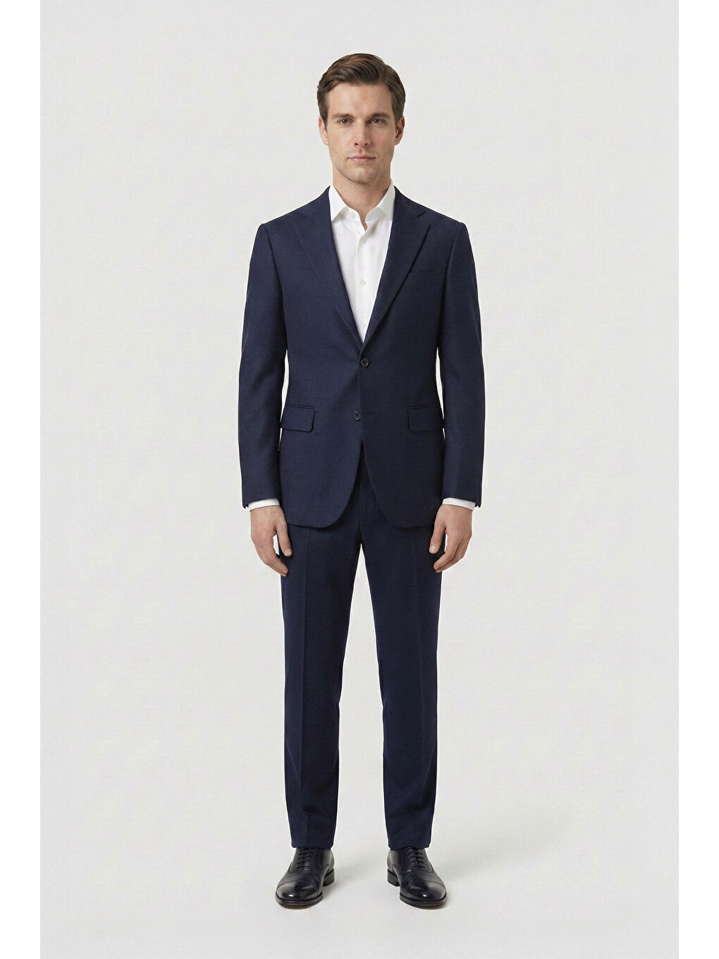 Giotelli Lacivert 6 Drop Polyester Viskon Karışımlı Elastan İçerikli Erkek Takım Elbise-1