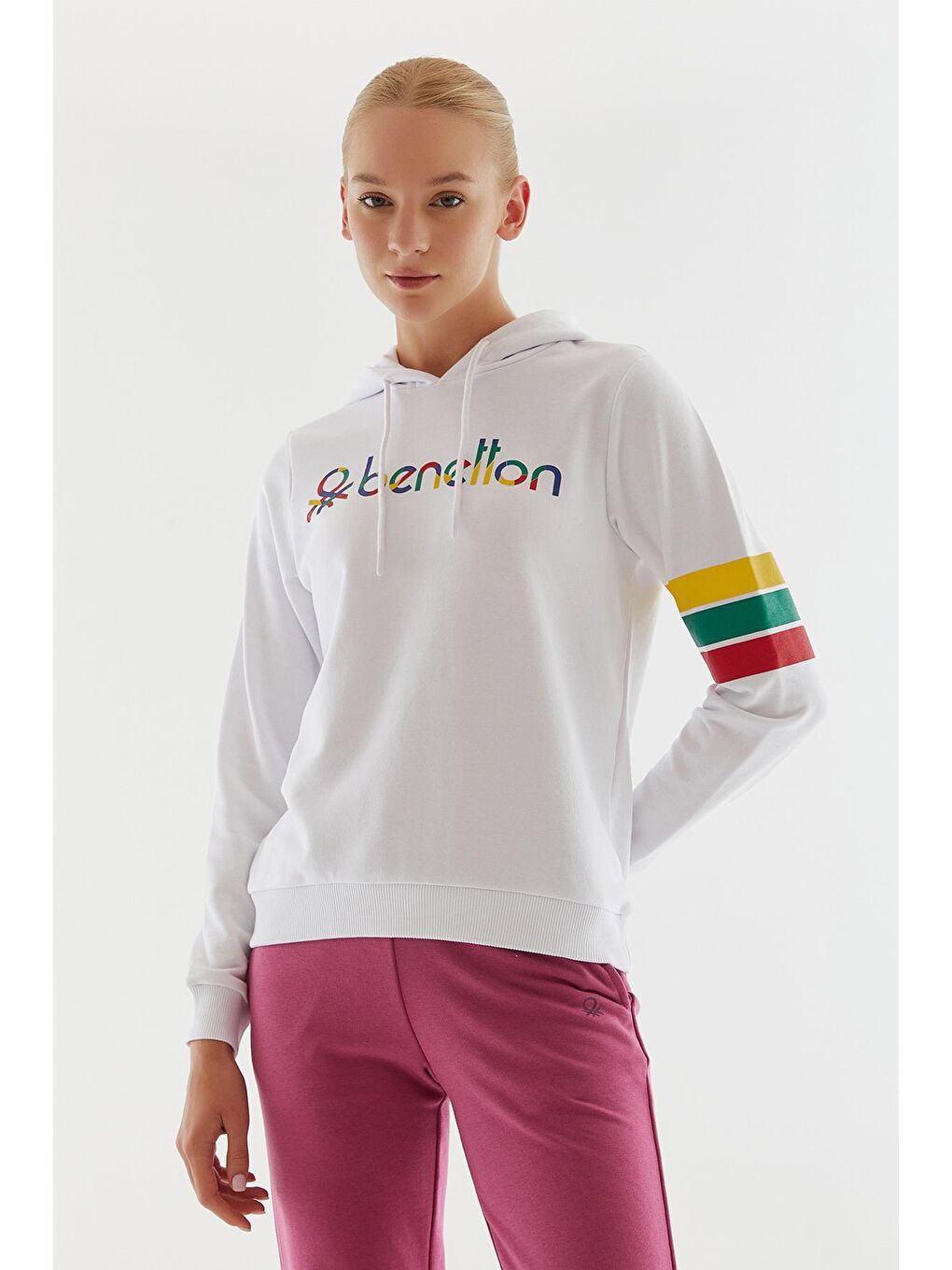 United Colors Of Benetton Beyaz Kadın Sweatshirt - 1