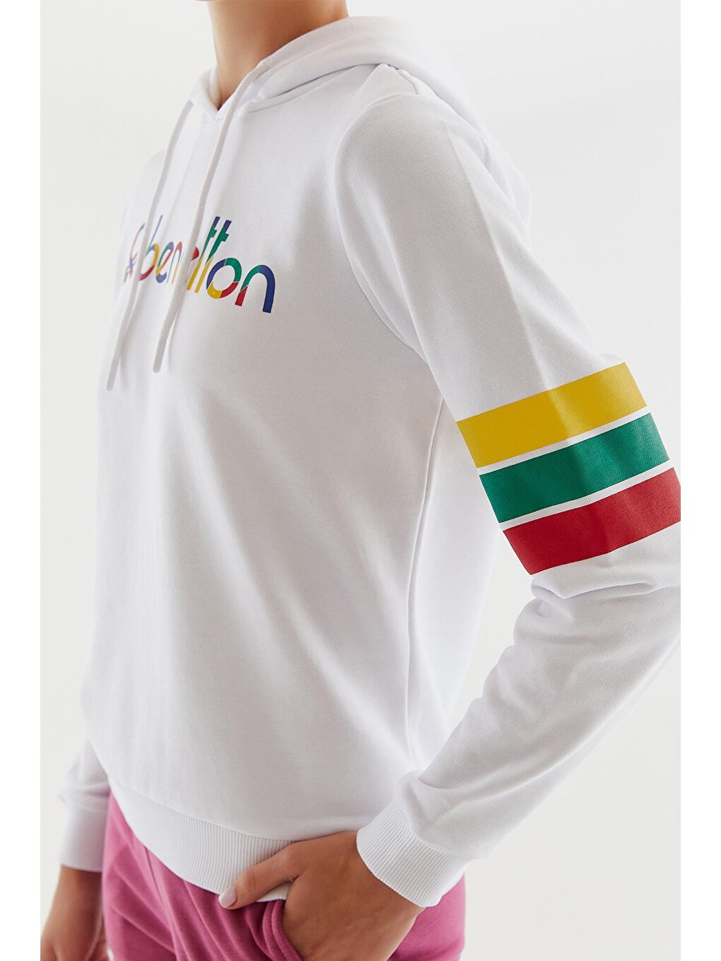 United Colors Of Benetton Beyaz Kadın Sweatshirt - 2