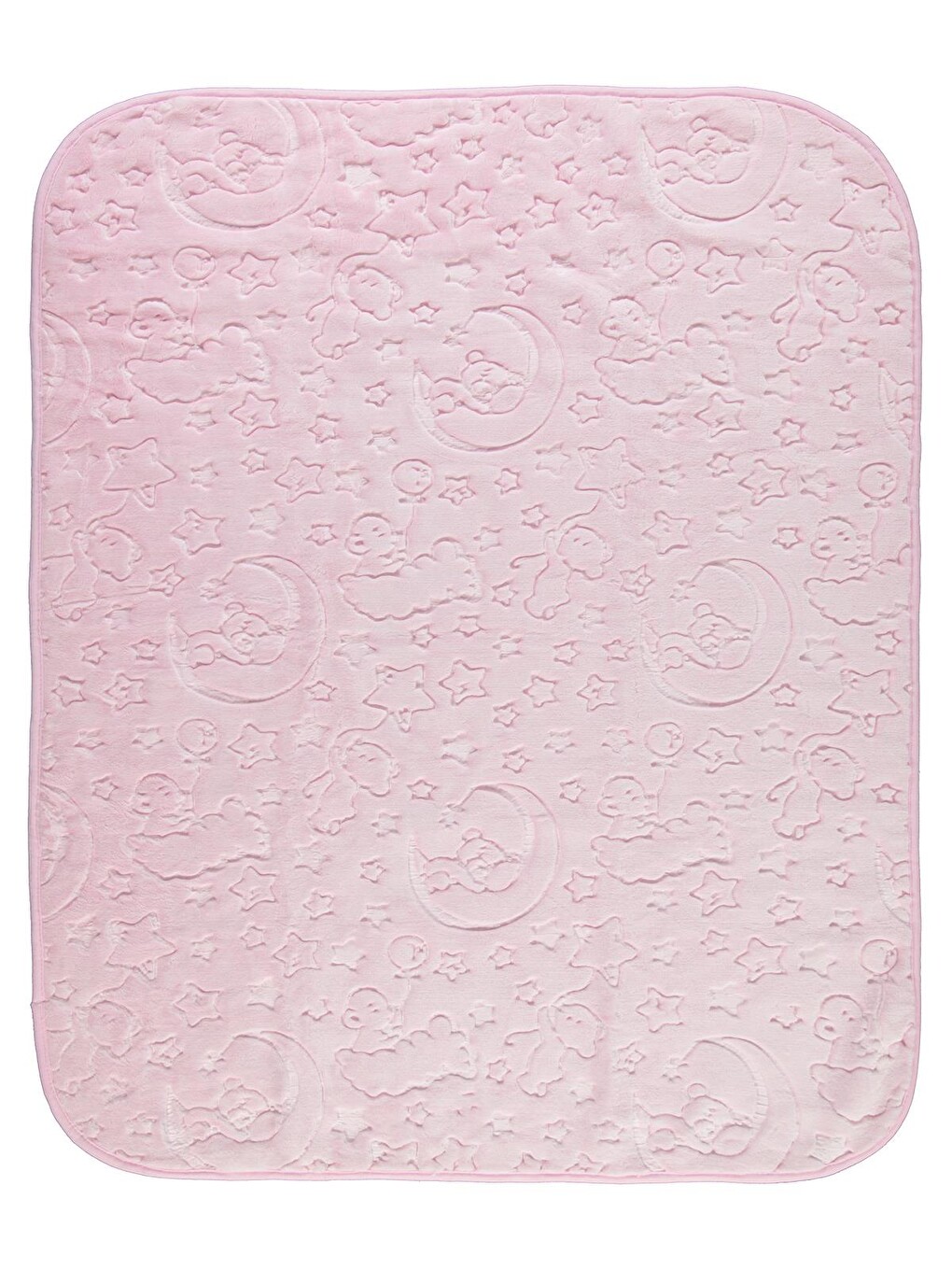 Baby Dio Düz Battaniye - Pembe-1