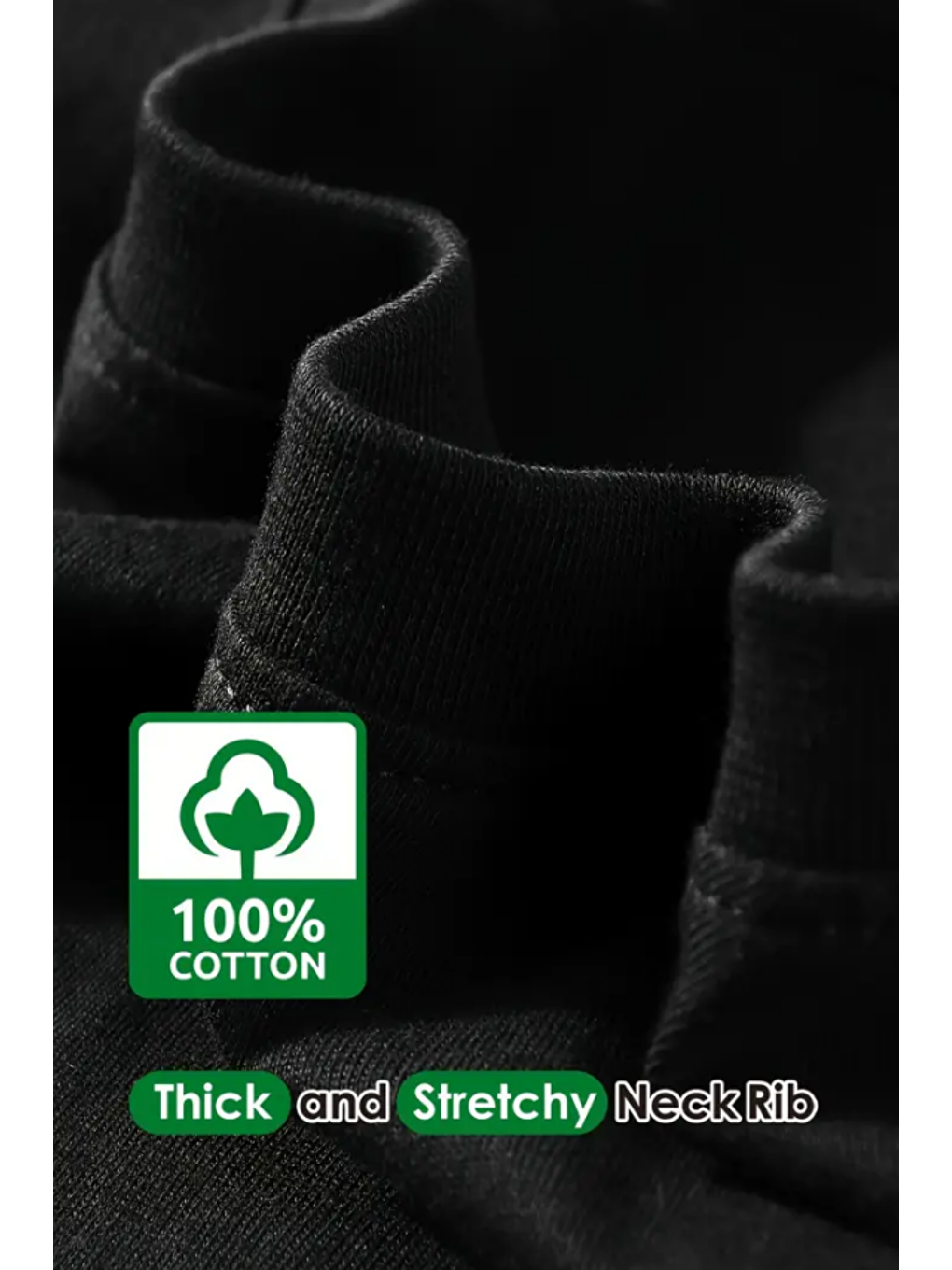 Karışık Beyaz Siyah Kırmızı  3'lü Basic Bisiklet Yaka T-shirt-3