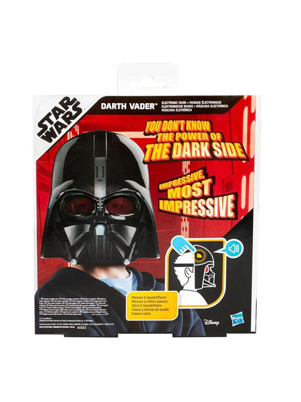 STAR WARS Darth Vader Elektronik Maske F9498 - 4