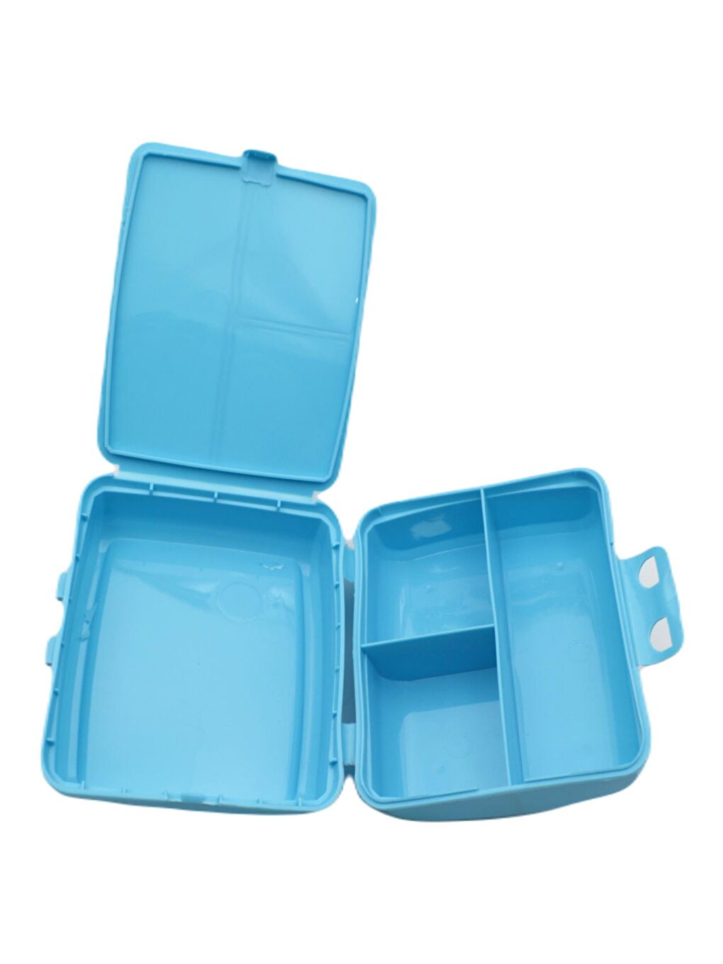 Mavi Kilitli 4 Bölmeli Beslenme Kutusu Kod:1398-1
