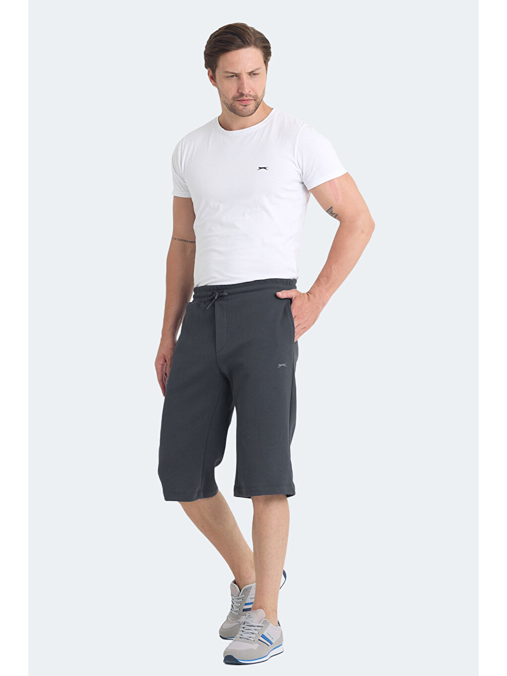 Gri VILJA 2 Lİ SET Erkek   Şort-7