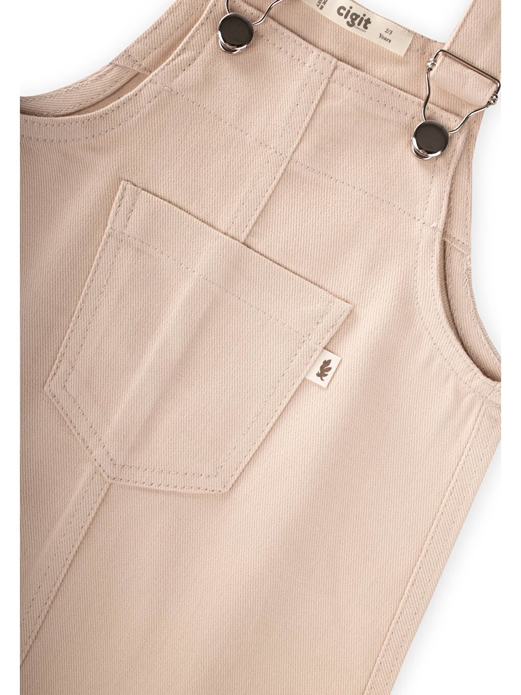 Gabardin Jile 2-7 Yaş Arası Bej-2