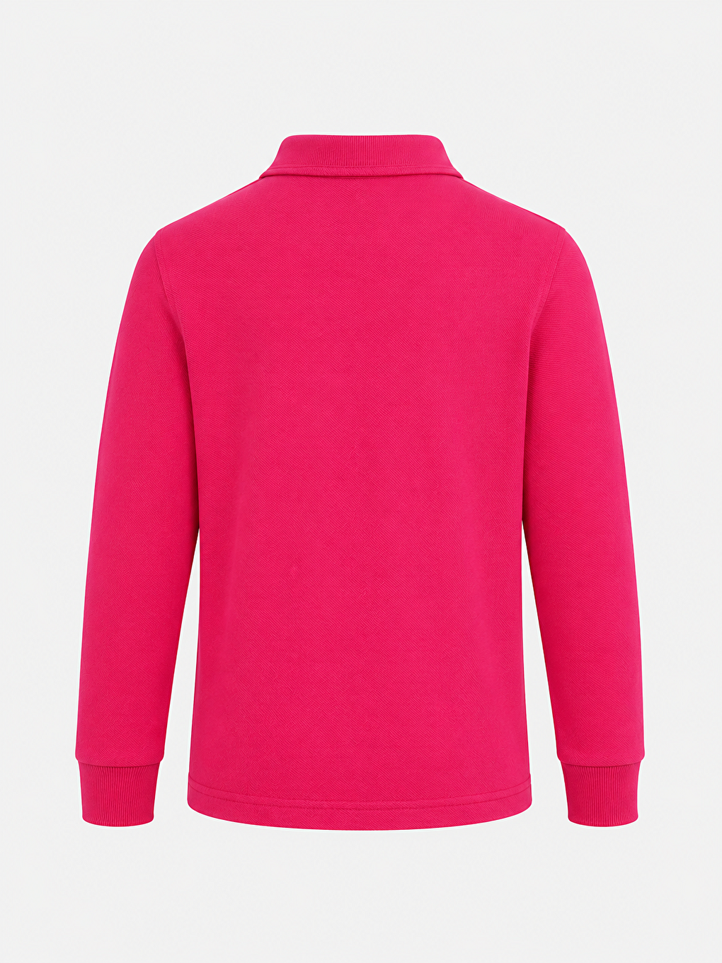 Fuşya Kids Polo Yaka Basic Uzun Kollu Unisex Erkek Çocuk Tişört-3