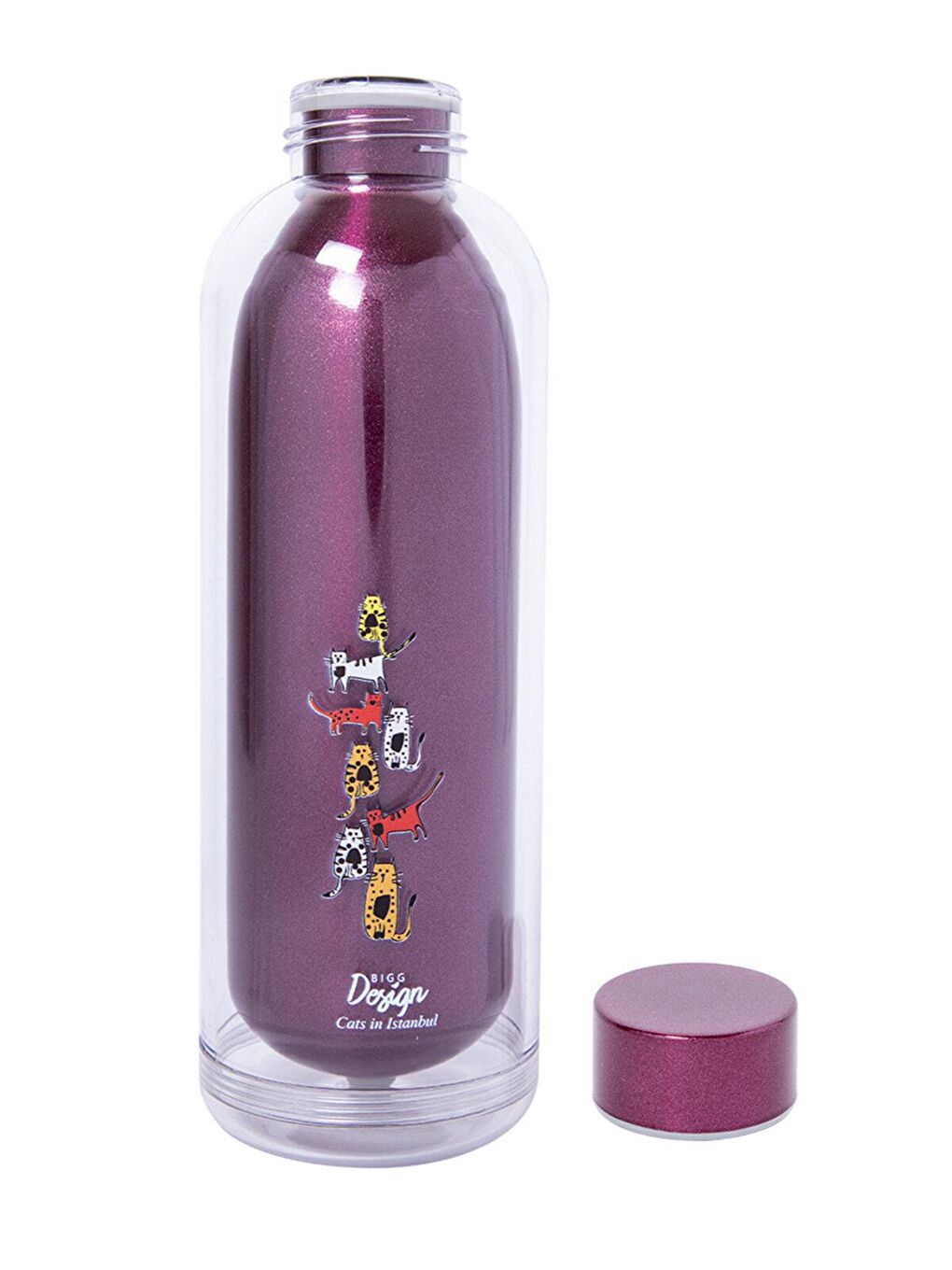 Biggdesign Bordo Cats 700 Ml Bordo Matara - 2