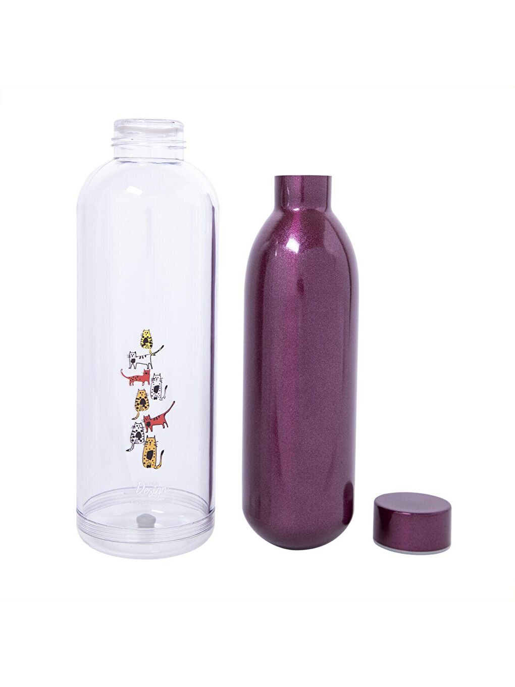 Biggdesign Bordo Cats 700 Ml Bordo Matara - 3