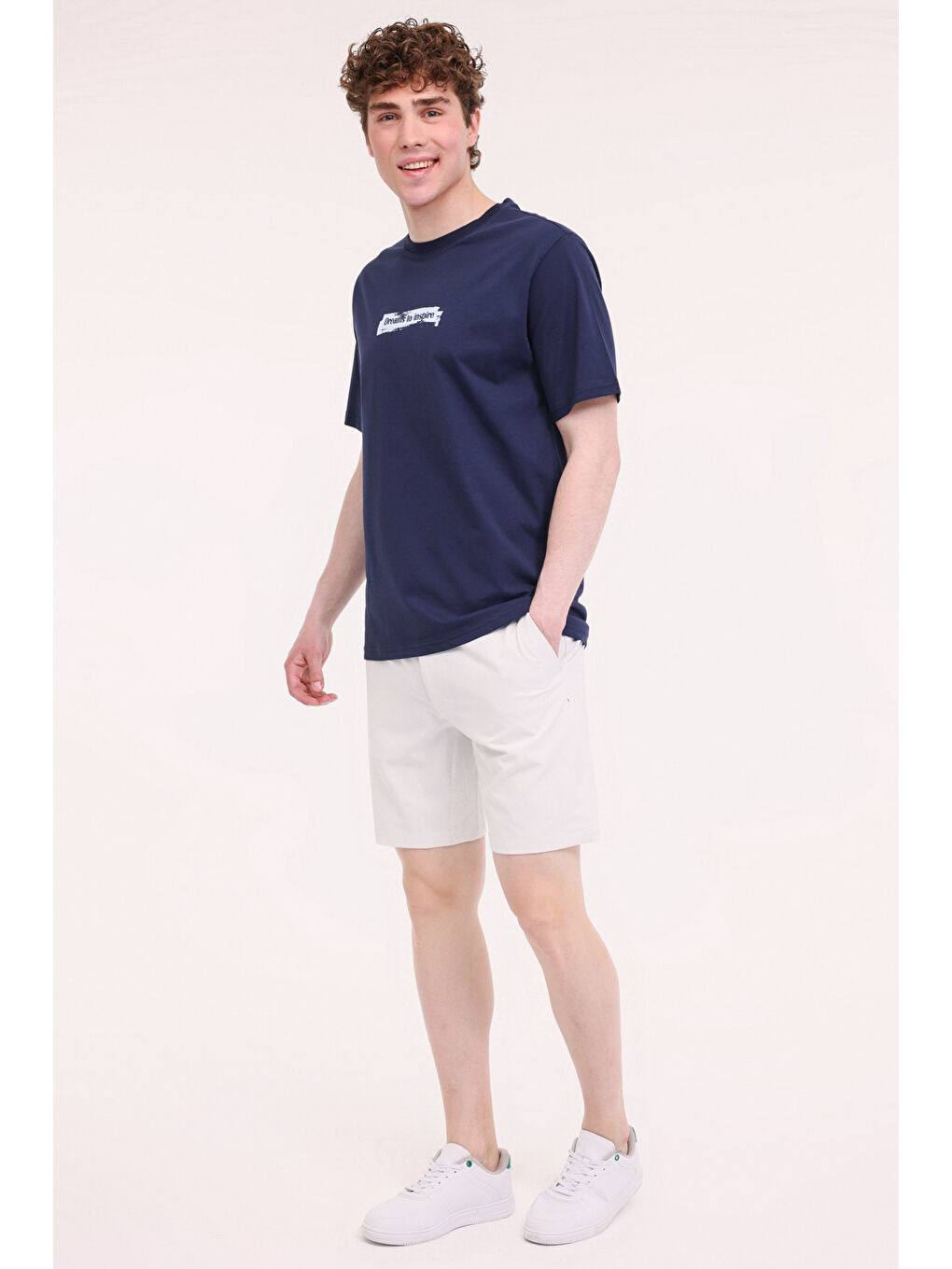 ML RELATE 11URB4002 5FX Lacivert Erkek Kısa Kol T-Shirt-2