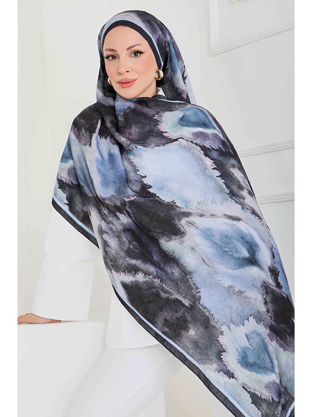 Natural Harmony Bambu Crash Şal Siyah - 27914-SIYAH-1