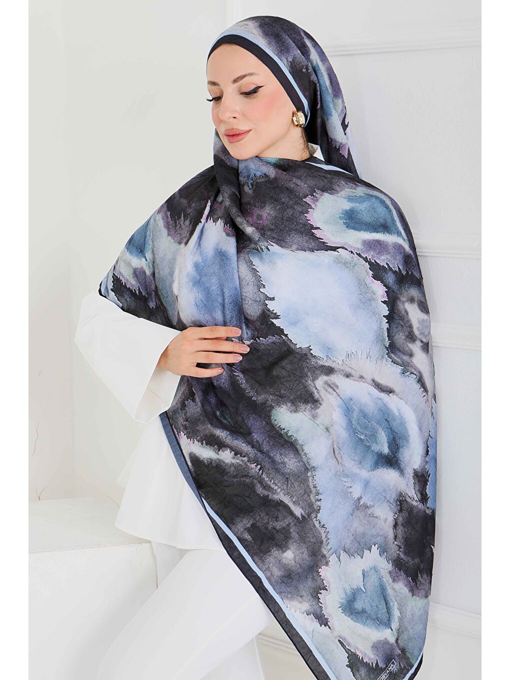 Natural Harmony Bambu Crash Şal Siyah - 27914-SIYAH-3