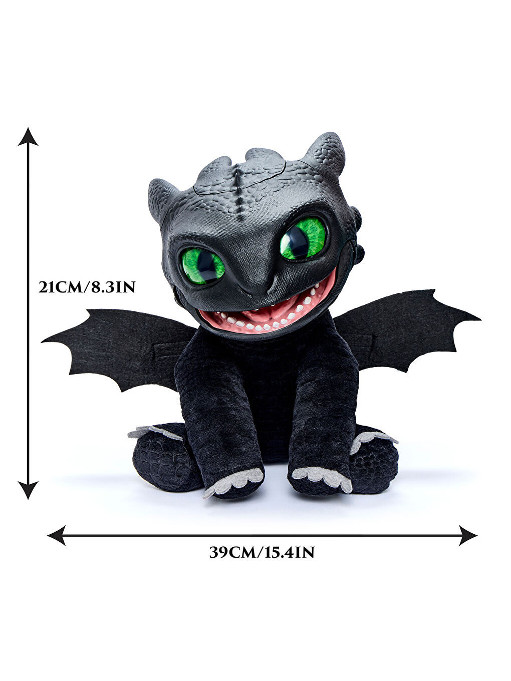 Ejderhanı Nasıl Eğitirsin Dişsiz Real FX Elektronik Kukla 30cm HTTYD-1001-2