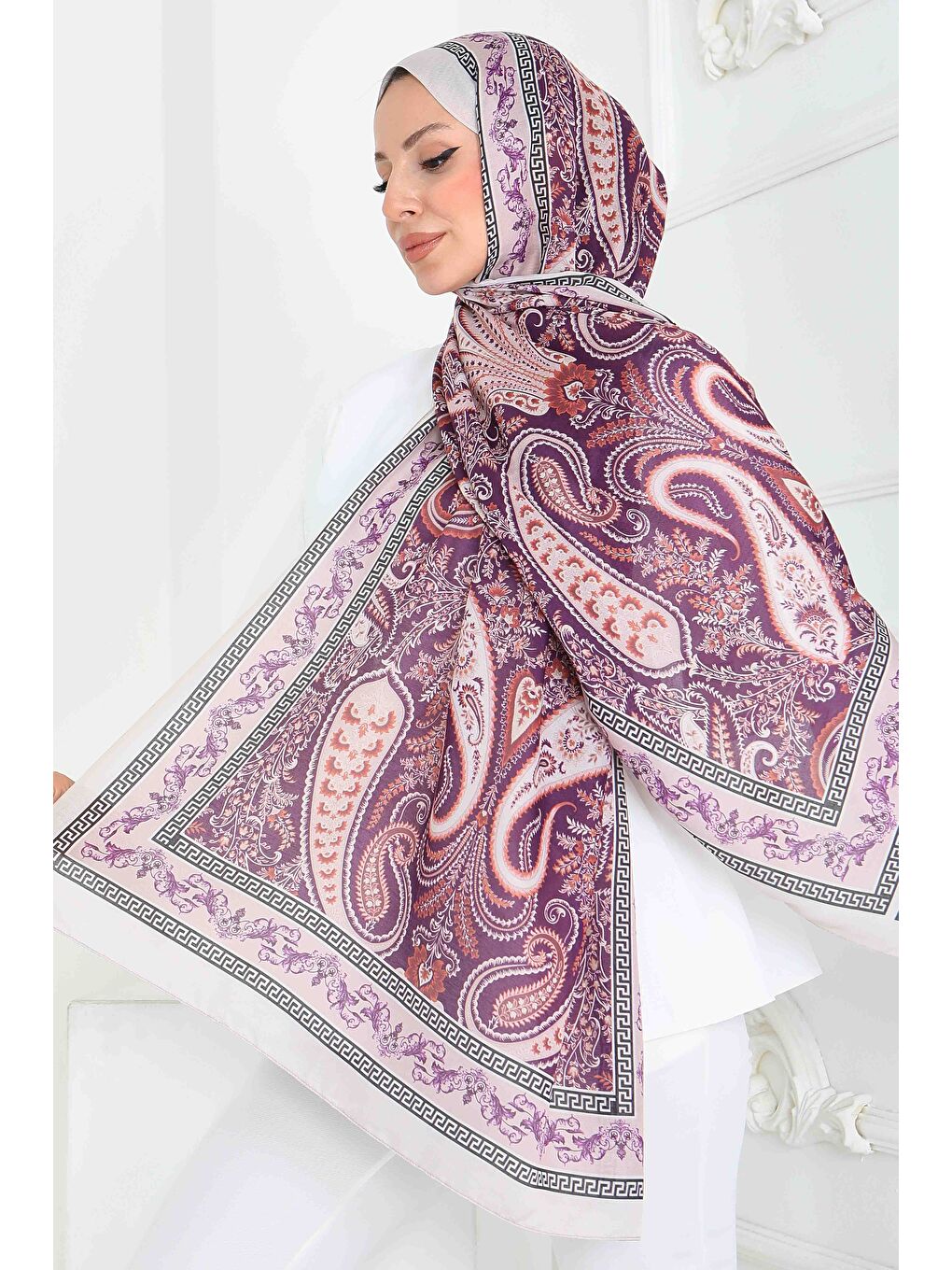 Etnika Soul Serisi Pamuk Şal Bej - 27856-BEJ