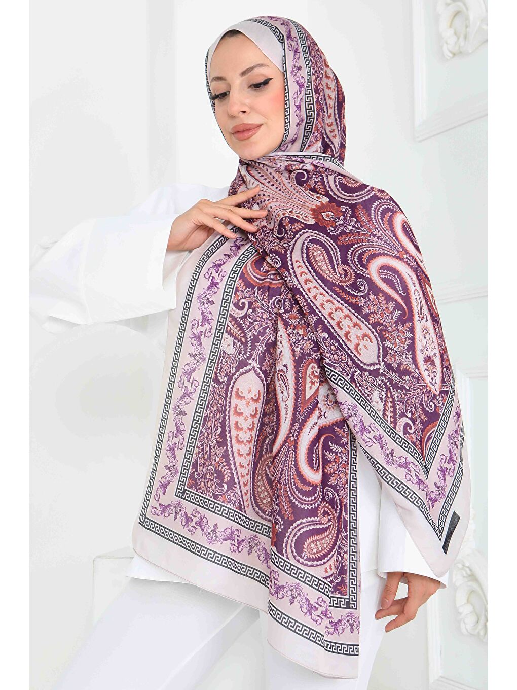 Etnika Soul Serisi Pamuk Şal Bej - 27856-BEJ-1