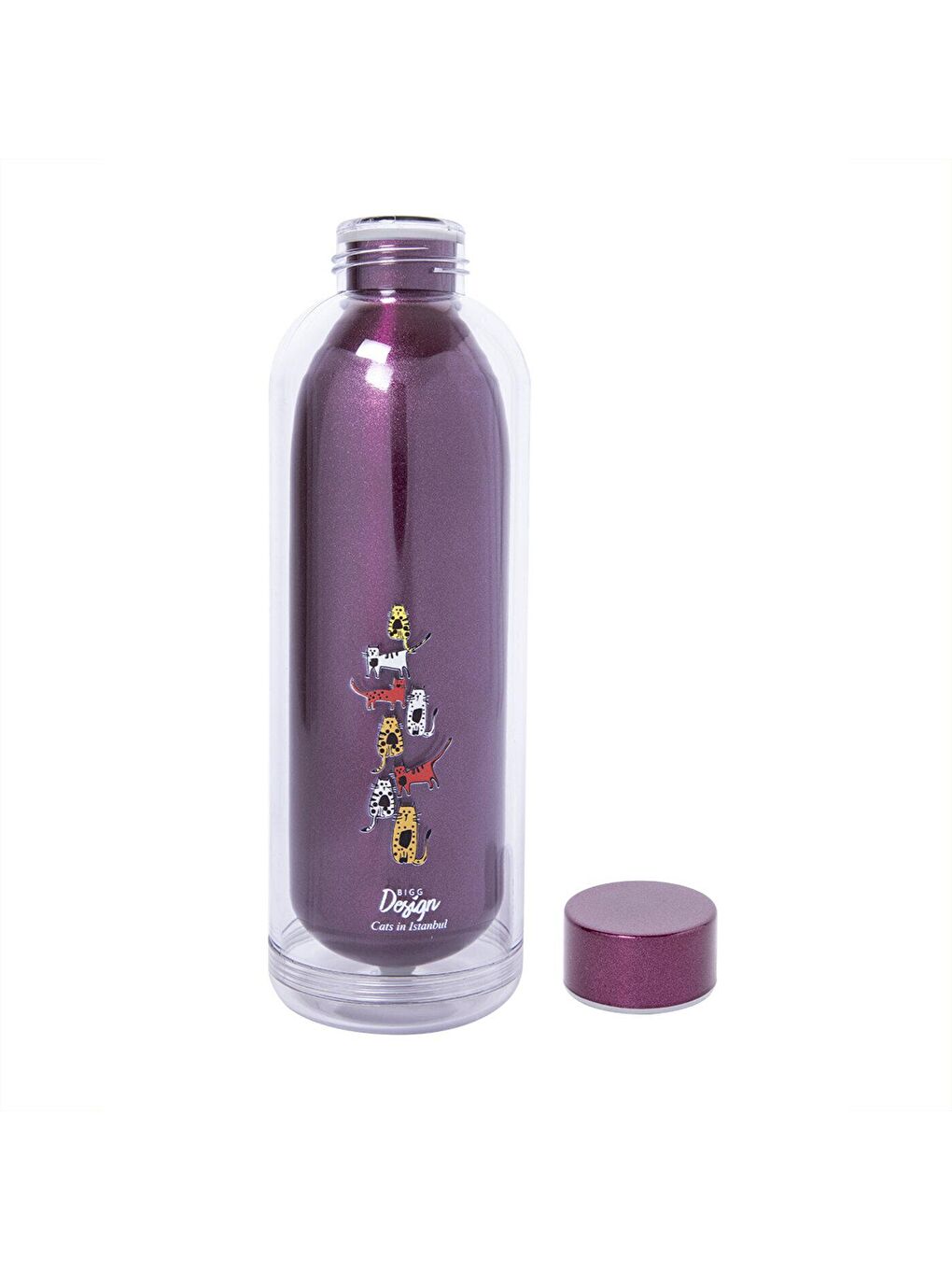 Biggdesign Bordo Cats 700 Ml Bordo Matara - 4