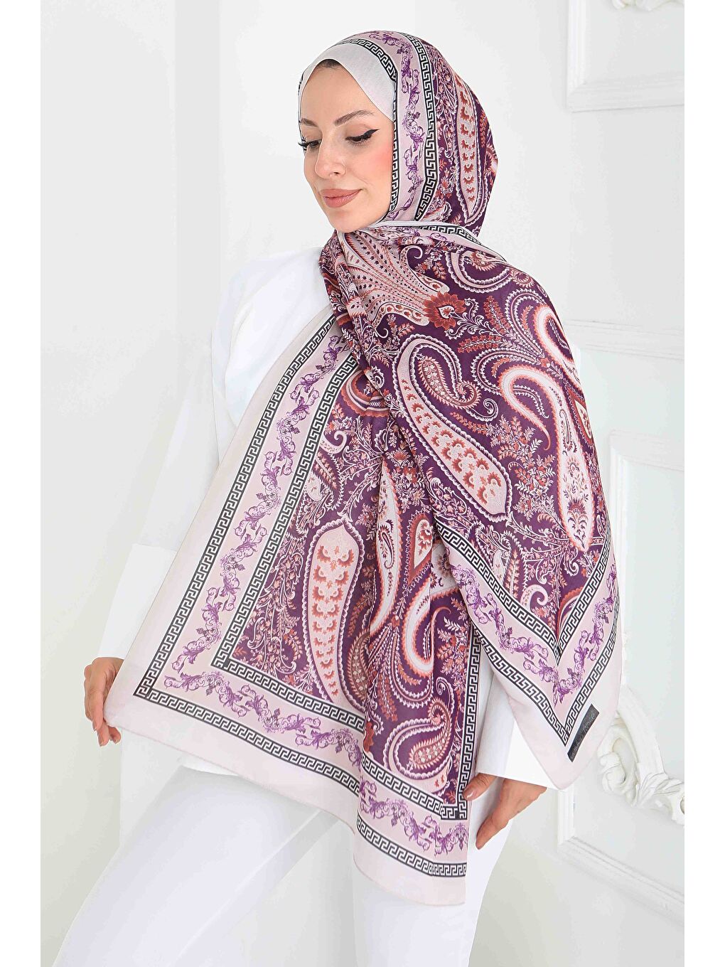 Etnika Soul Serisi Pamuk Şal Bej - 27856-BEJ-3