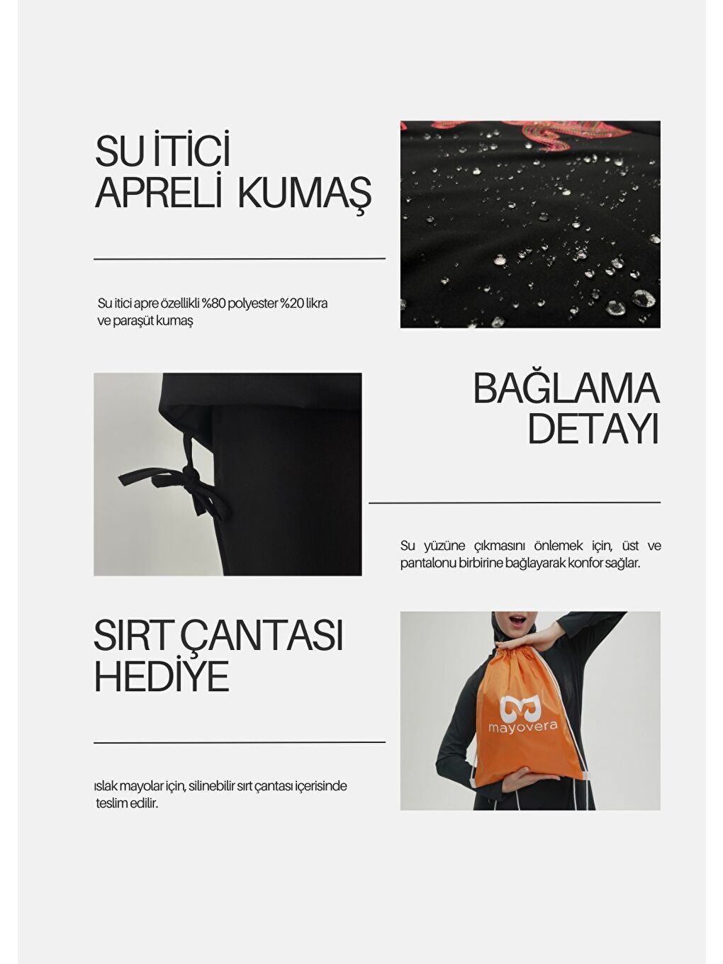 Dinamik Pembe Çiçek Paraşüt Mayo Takımı-5