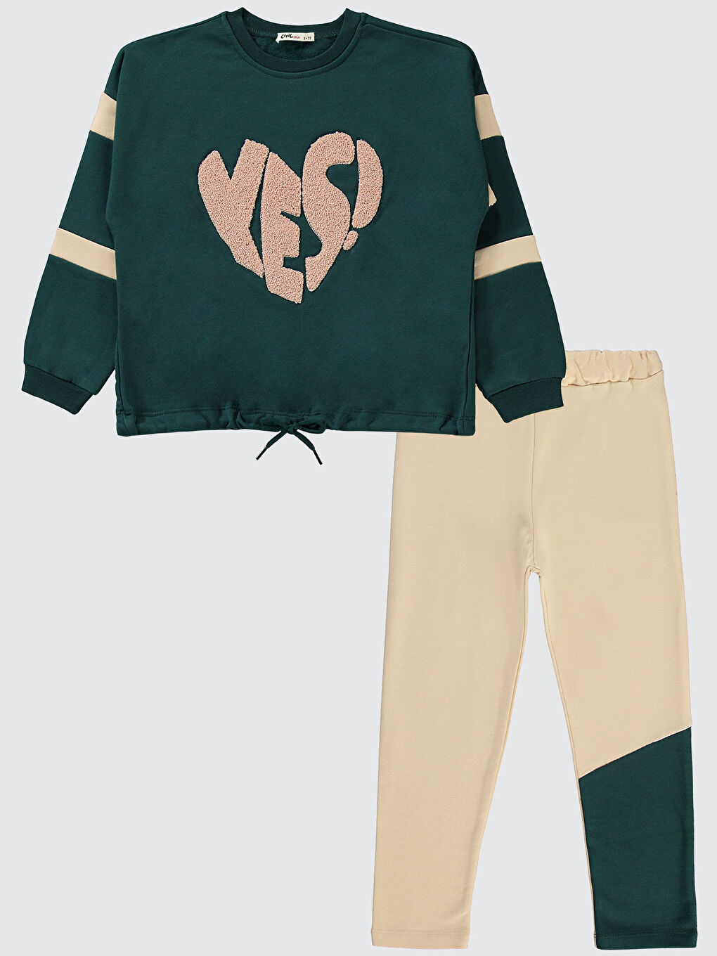 Girls Kız Çocuk Takım 6-9 Yaş Koyu Yeşil