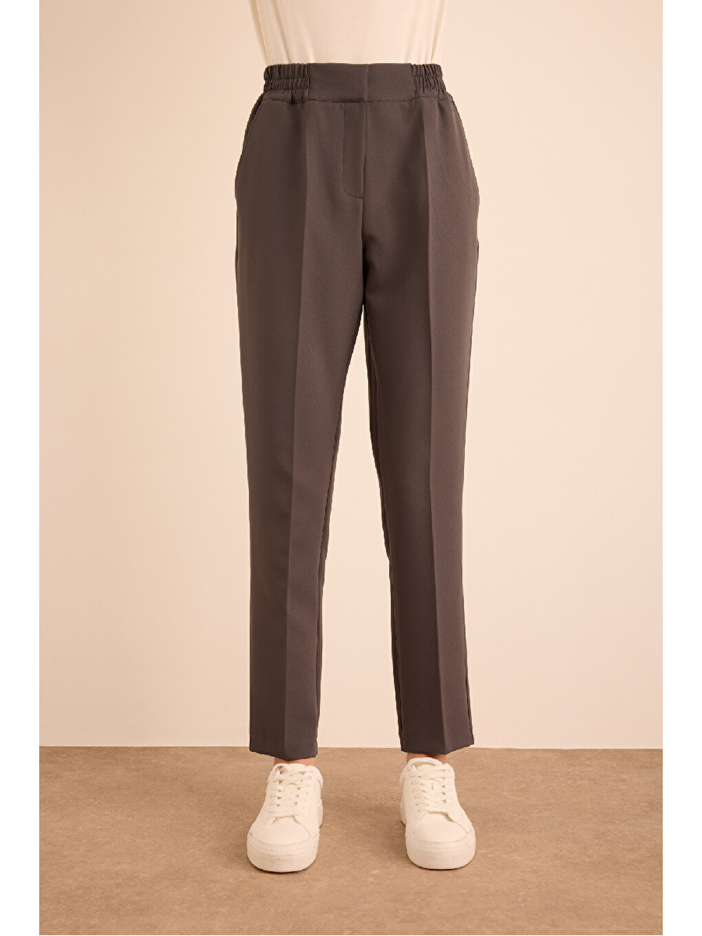 Antrasit Basic Pantolon-1