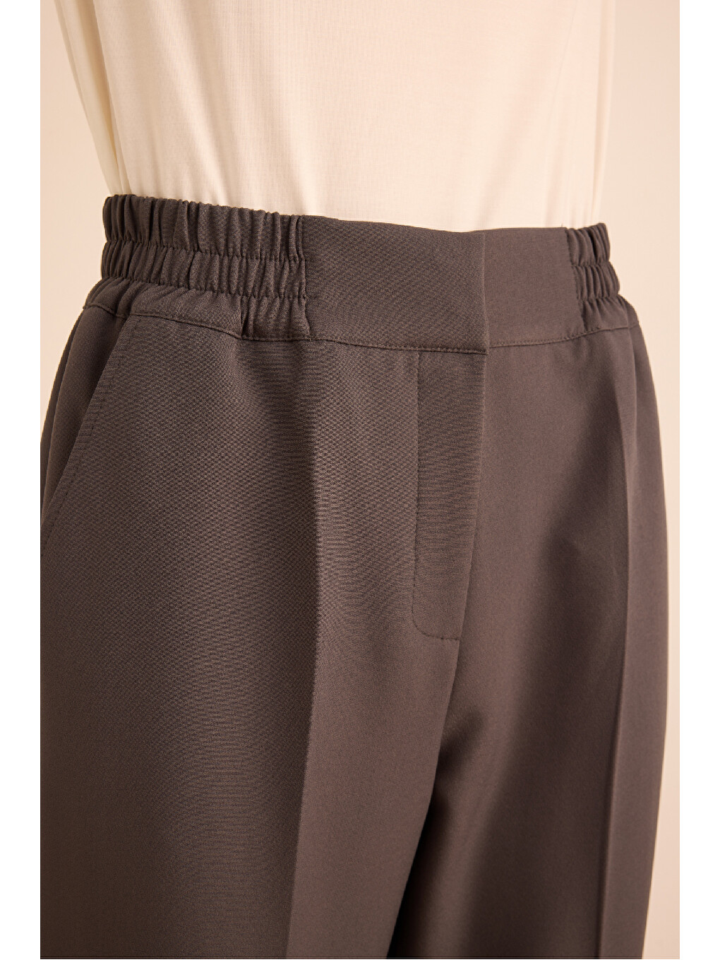 Antrasit Basic Pantolon-4