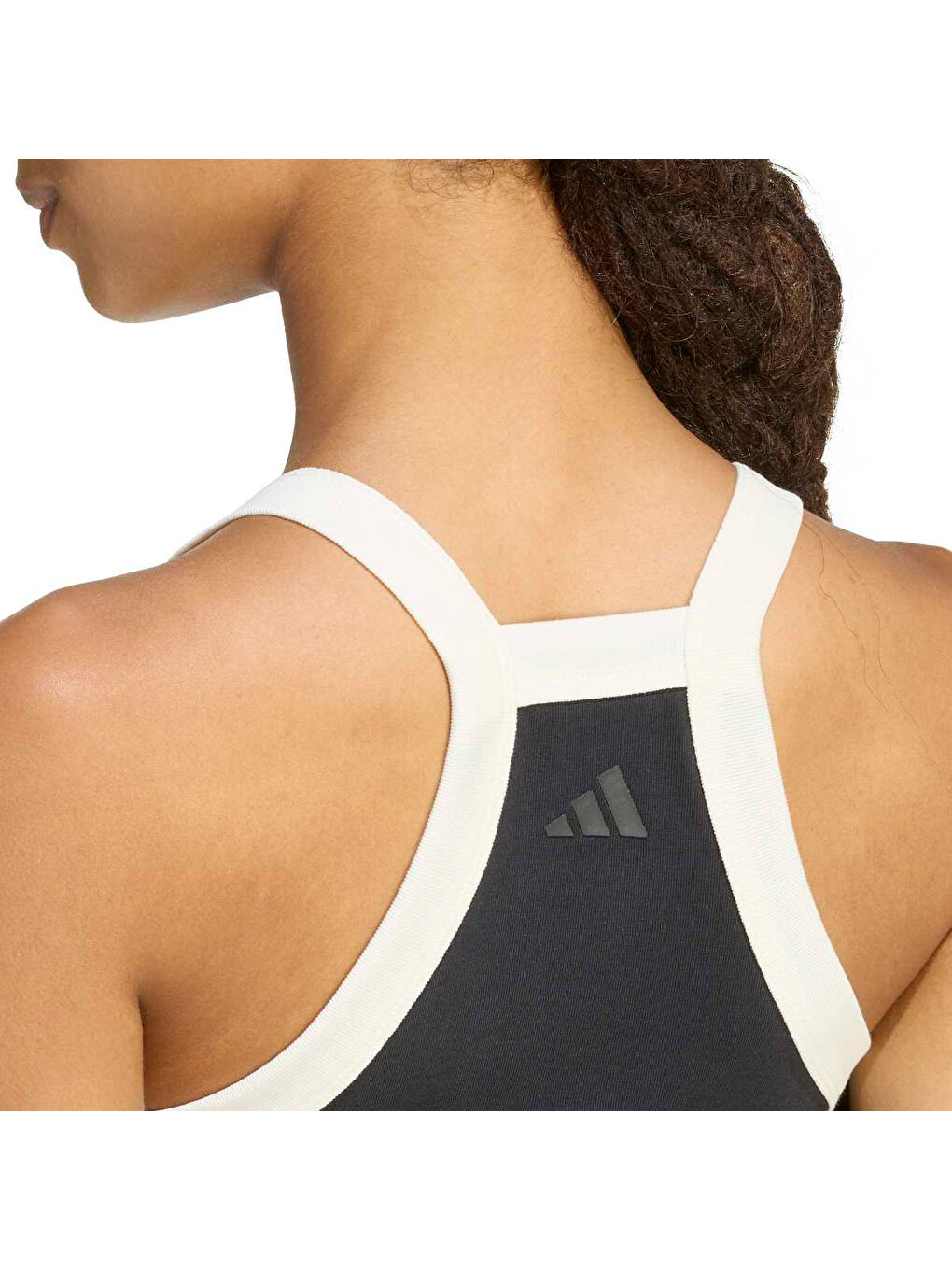 Seasonal Essentials Colorpop Embroidered Graphic Kadın Siyah Yuvarlak Yaka Atlet-2