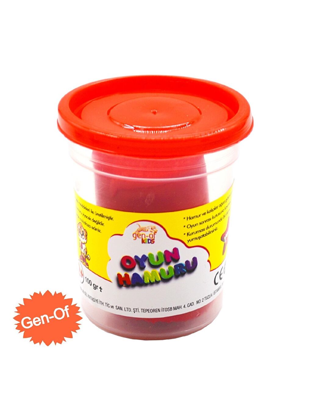 Oyun Hamuru 4 Renk 460 gr GEN-7141-8