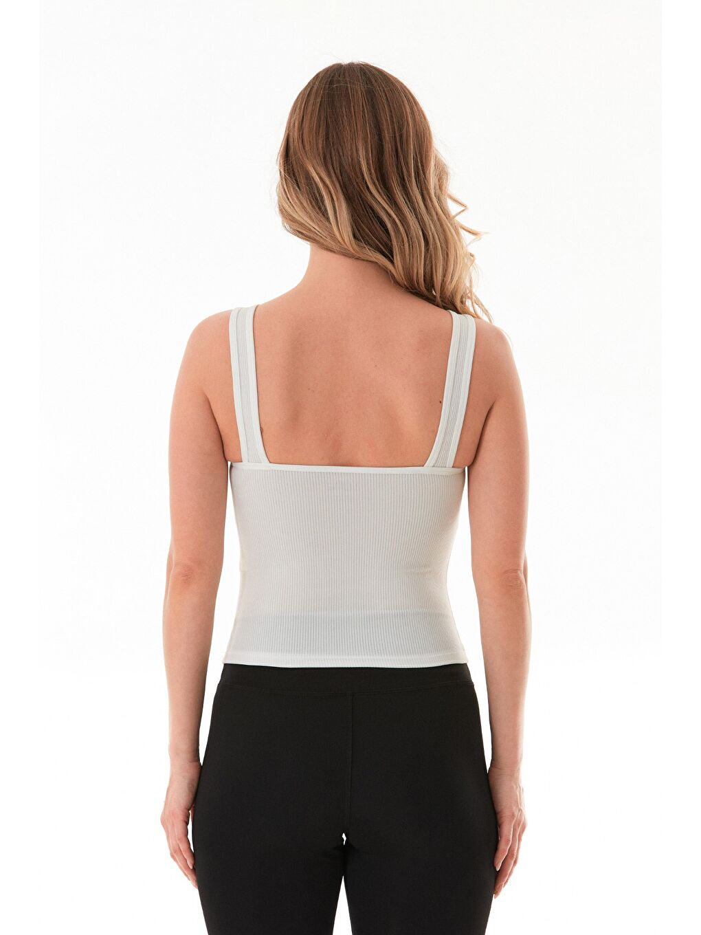 Beyaz Fitilli Kaplı Body-3