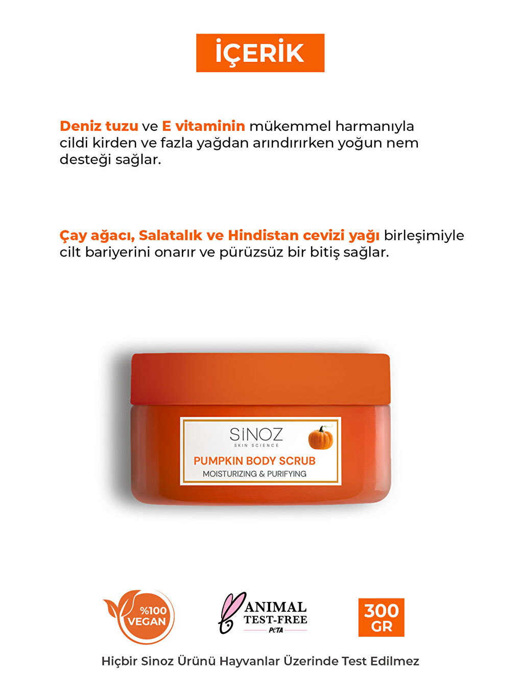 Nemlendirici Ve Arındırıcı Balkabağı Vücut Peelingi 300 Gr-2