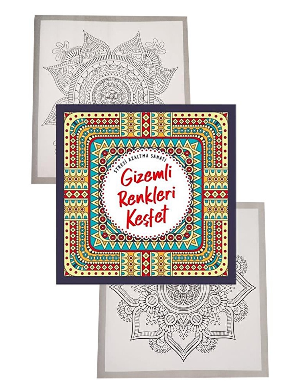 Gizemli Renkleri Keşfet Büyüklere Boyama Kitabı Fatih 24 Renk Kuru Boya 1 Adet Ema Boyama Kitabı Büy-1