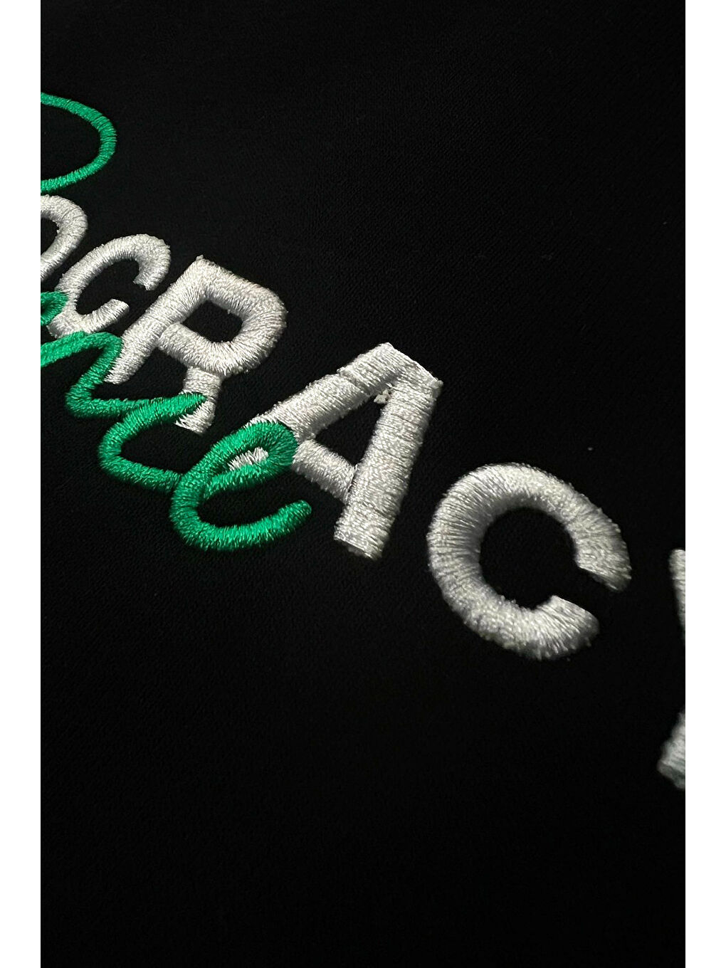 Erkek Meritocracy Oversize Siyah Sweatshirt-2