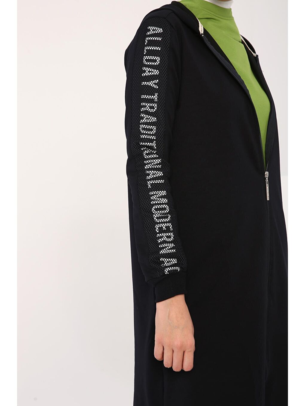 Lacivert Baskılı Fileli Eşofman Takımı