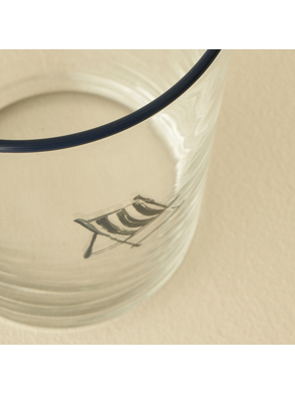 Marine Meşrubat Bardağı Sunbed 4'lü Mavi (510 cc)-1