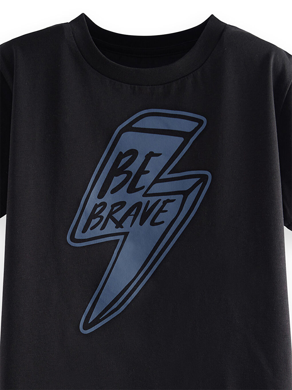 Siyah Şimşek Erkek Çocuk T-shirt Şort Takım-4