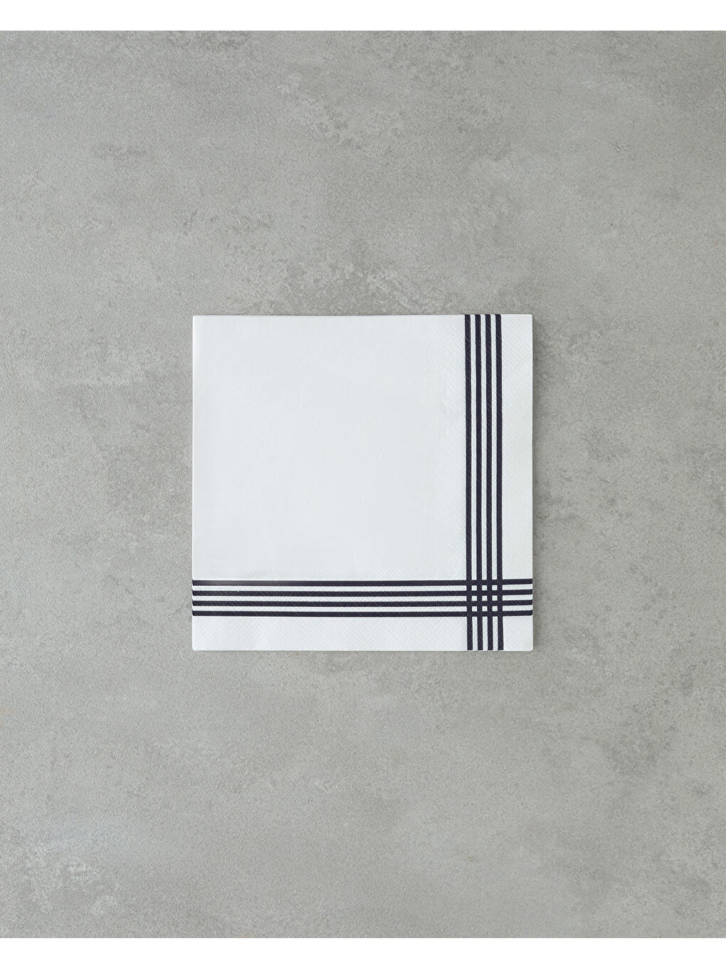Grace Kağıt 20'li Kağıt Peçete 33x33 cm Siyah - Beyaz