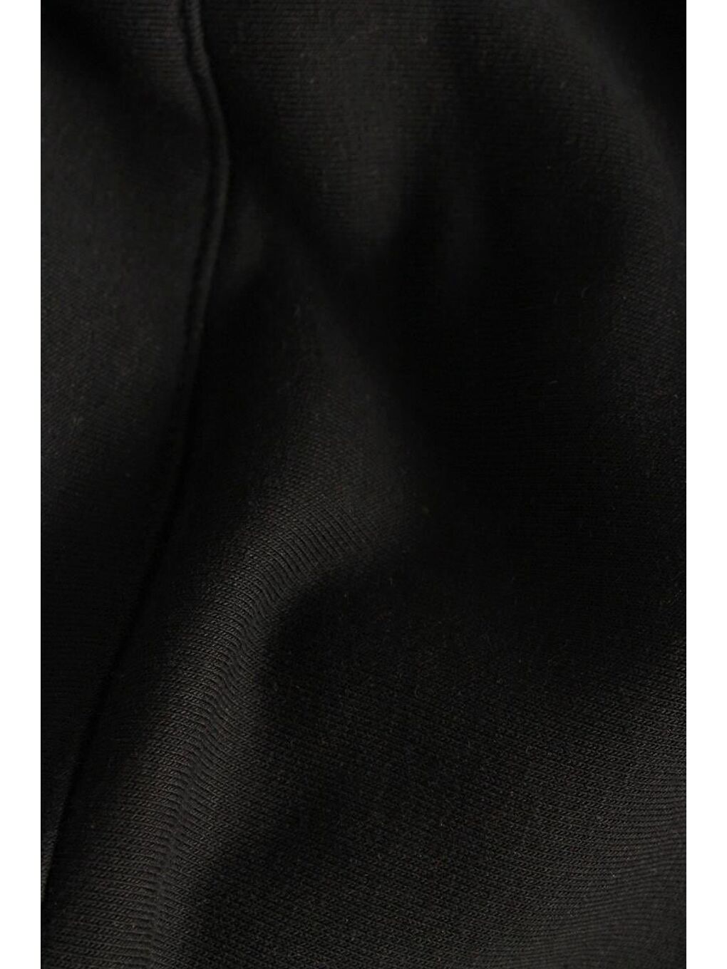 Siyah-Çıtçıt Yakalı Ribana Detaylı Şardonlu Sweat Tunik-7