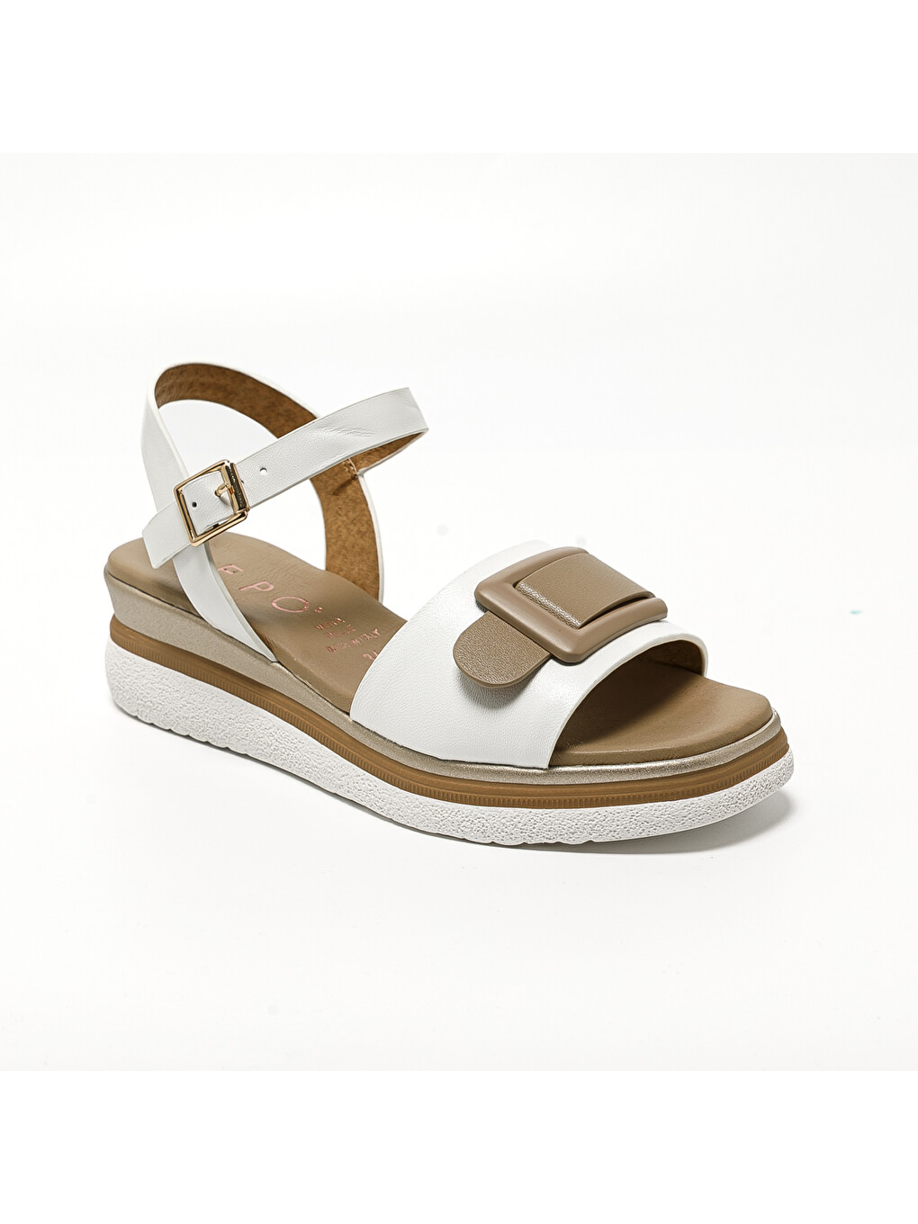Beyaz Kadın Sandalet 10218-E5 Bianco-1