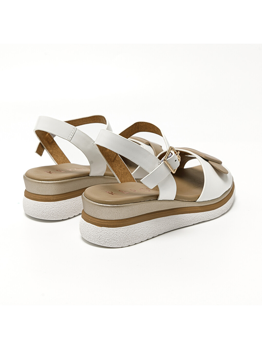 Beyaz Kadın Sandalet 10218-E5 Bianco-4
